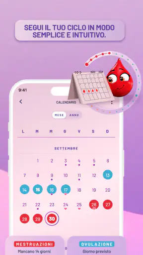 My Lines, calendario mestruale screenshot 2