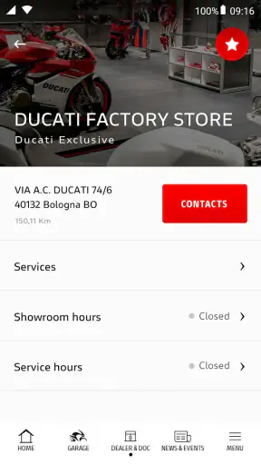MyDucati screenshot 3