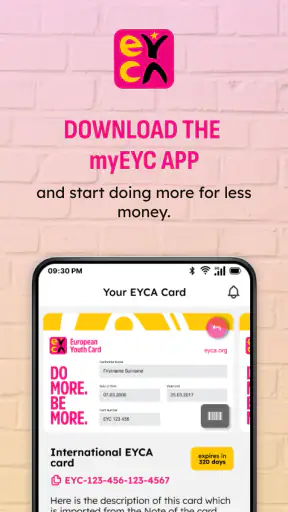 myEYC - European Youth Card screenshot 1