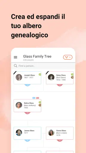 MyHeritage: albero e DNA screenshot 1