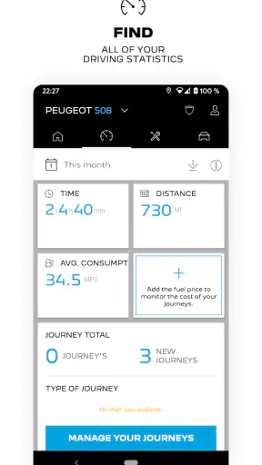 MYPEUGEOT APP screenshot 2