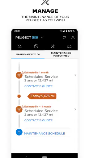 MYPEUGEOT APP screenshot 3