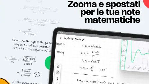 MyScript Math: calcola,traccia screenshot 10