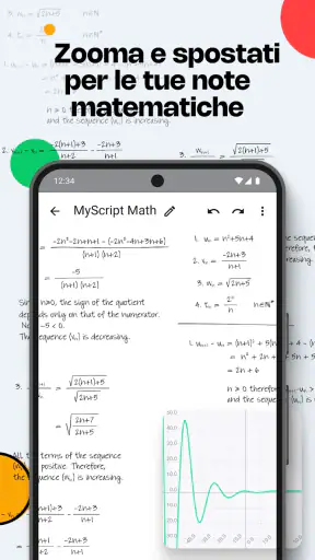 MyScript Math: calcola,traccia screenshot 3