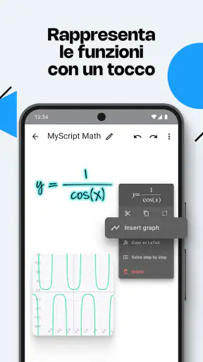 MyScript Math: calcola,traccia screenshot 6