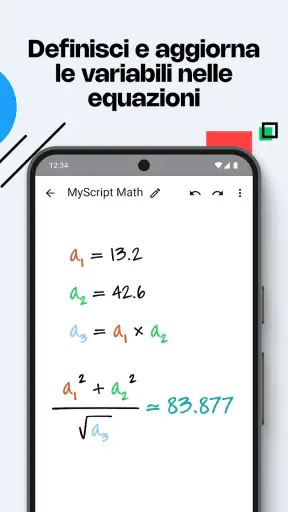 MyScript Math: calcola,traccia screenshot 7