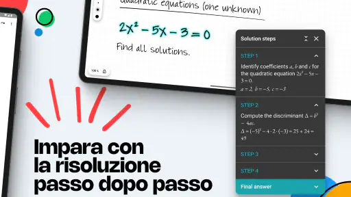 MyScript Math: calcola,traccia screenshot 9