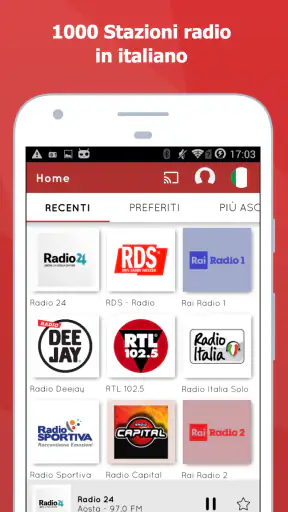 myTuner Online Radio Italia screenshot 1