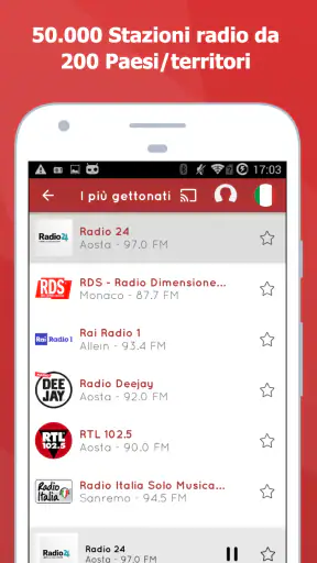 myTuner Online Radio Italia screenshot 2