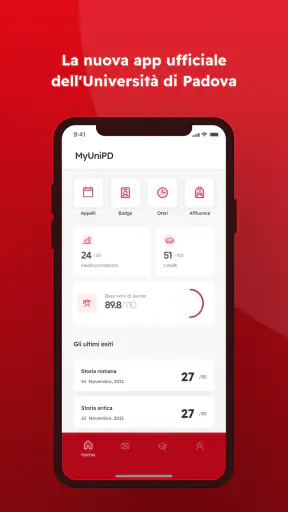 MyUniPD screenshot 6