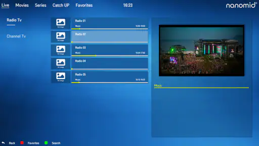 Nanomid IPTV Player screenshot 11