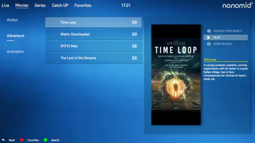 Nanomid IPTV Player screenshot 12