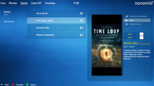 Nanomid IPTV Player screenshot 6