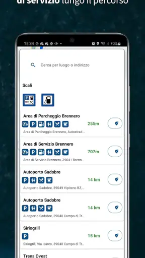 Navigazione camion CargoTour screenshot 5