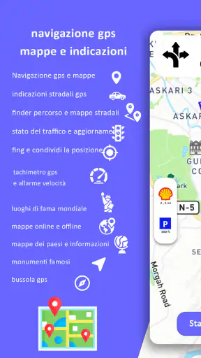 Navigazione GPS, mappe e screenshot 1