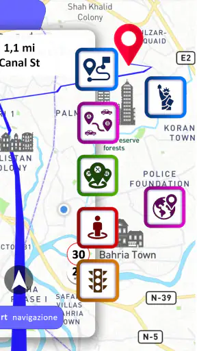 Navigazione GPS, mappe e screenshot 2