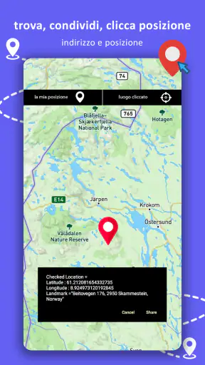 Navigazione GPS, mappe e screenshot 5