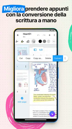 MyScript Notes: Appunti & PDF screenshot 1