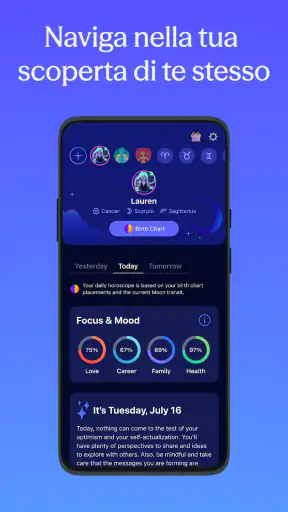 Nebula: Guida Spirituale screenshot 2