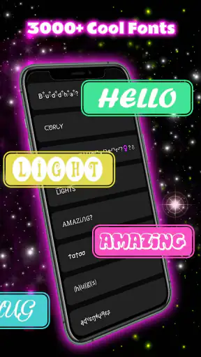 Neon Love Tastiera screenshot