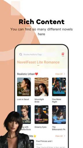 Novel Feast Lite screenshot