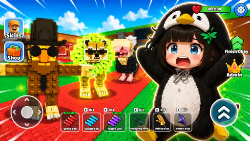 Obby World: Brainrot World screenshot 1
