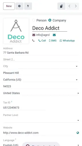 Odoo screenshot 6