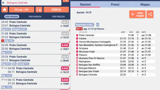 Orari Treni + Ritardi + Prezzi screenshot 12