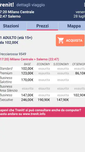 Orari Treni + Ritardi + Prezzi screenshot 4