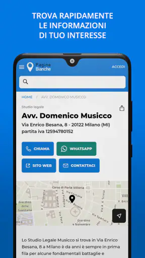 PagineBianche screenshot 2