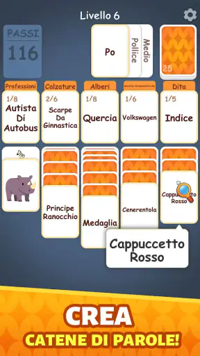 Parole Solitario: Associations screenshot 3