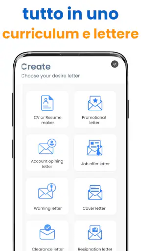 PDF lavoro CV creatore screenshot 10