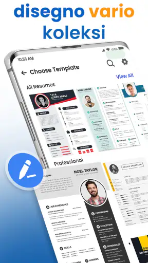 PDF lavoro CV creatore screenshot 11