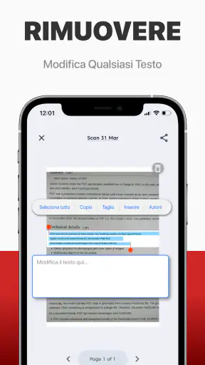PDF Scanner, Editore Documenti screenshot 6