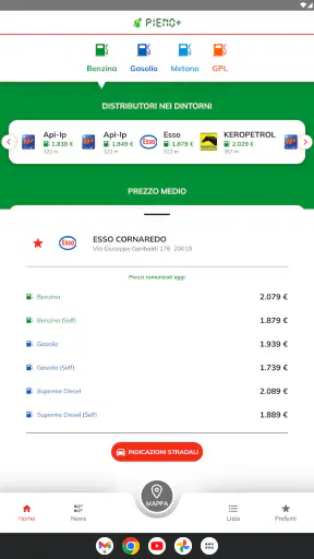 Pieno+: prezzi benzina diesel screenshot 10