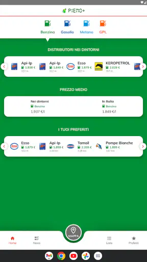 Pieno+: prezzi benzina diesel screenshot 8