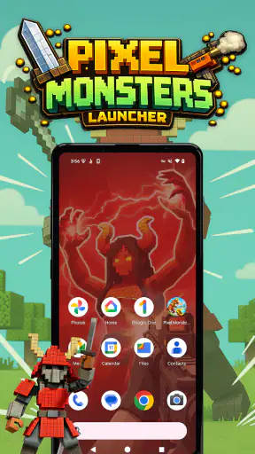 Pixel Monsters Launcher screenshot 1