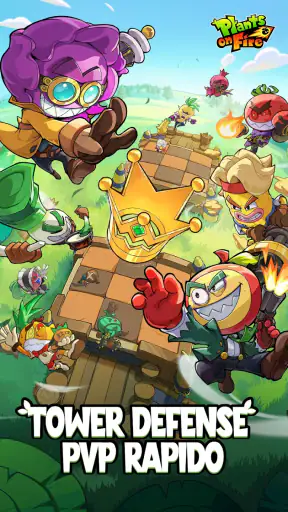 Plants on Fire: Clash & Defend screenshot 1