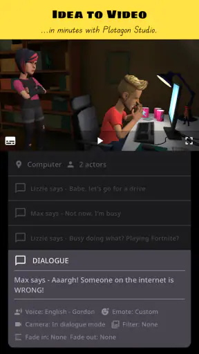 Plotagon Studio screenshot 7