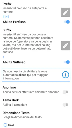 Prefisso Aziendale screenshot 3