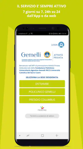 Prenoting Gemelli screenshot