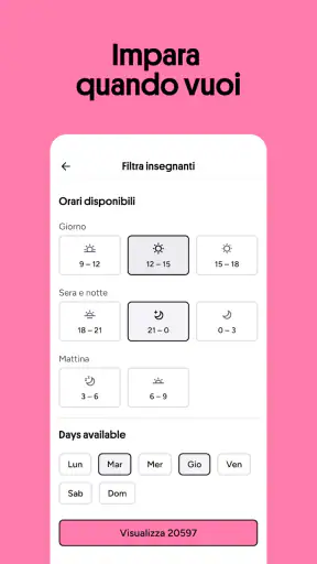 Preply: Imparare le lingue screenshot 7