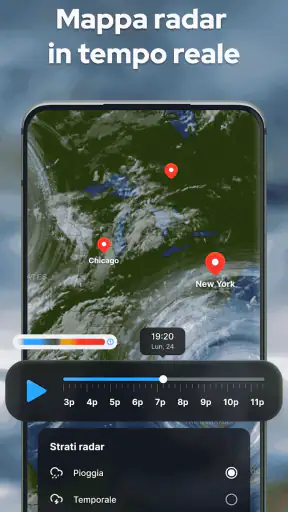 Previsioni del tempo con radar screenshot 3
