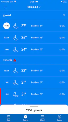 Previsioni Meteo : AccuWeather screenshot 9