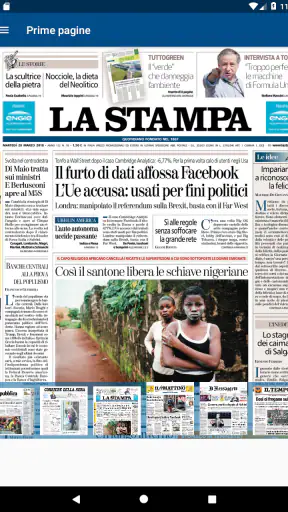 Prime pagine screenshot 7