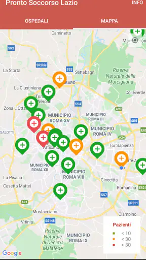 Pronto Soccorso Lazio Ospedali screenshot