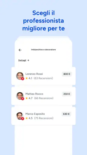 ProntoPro Trova Professionisti screenshot 3