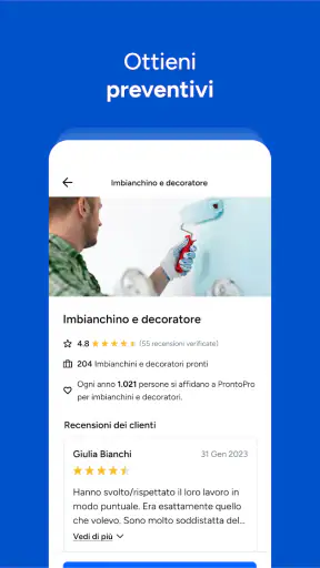 ProntoPro Trova Professionisti screenshot 4