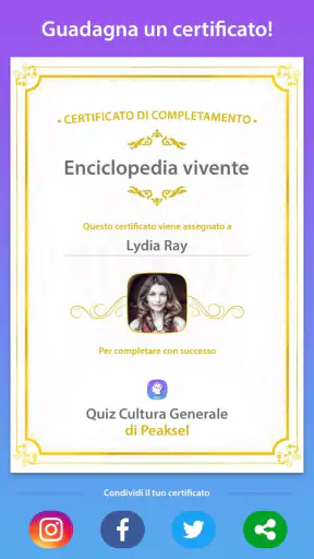 Quiz Cultura Generale screenshot 5