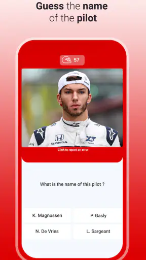 Quiz F1 - Indovina il Pilota screenshot 10